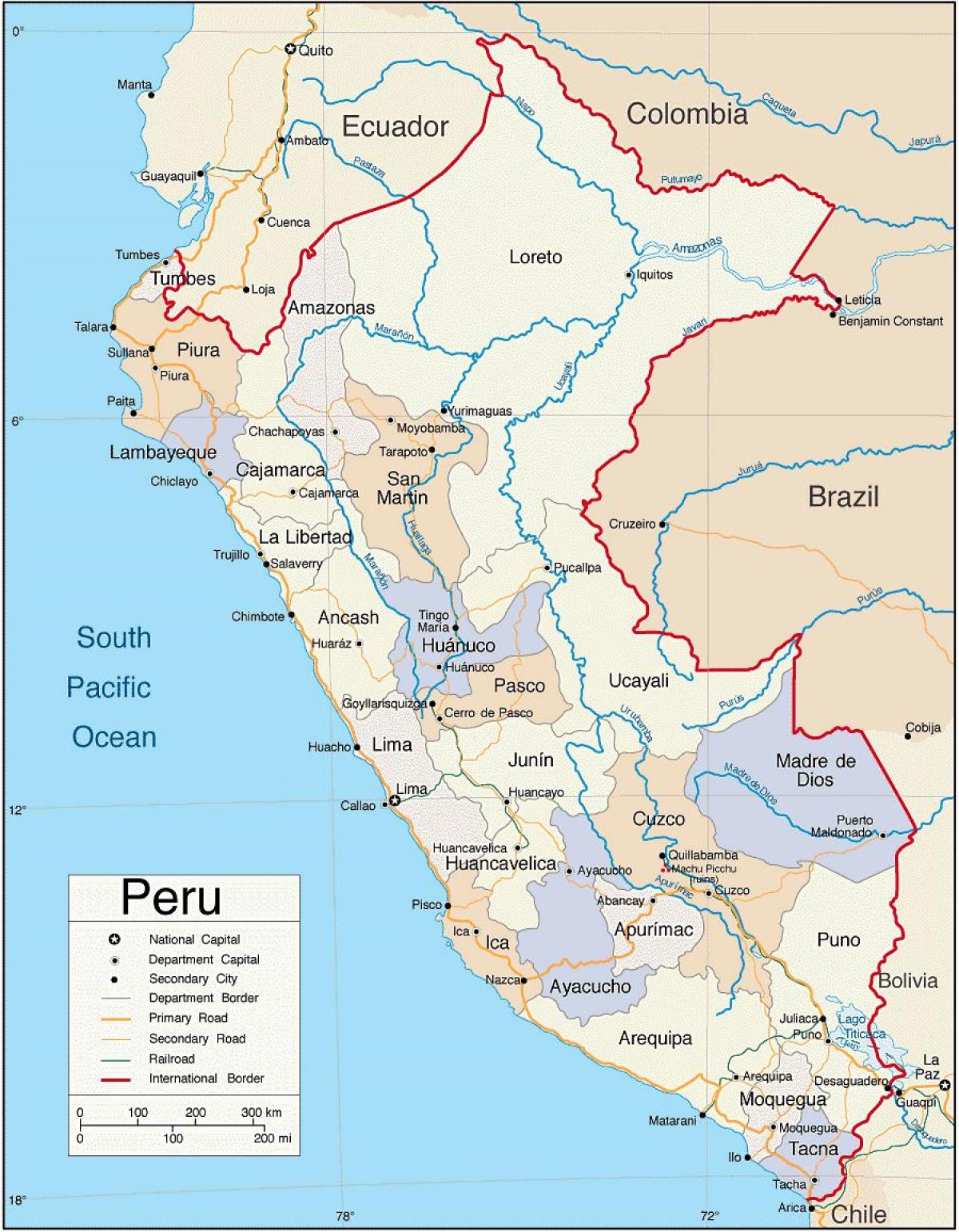 peta dari moray Peru