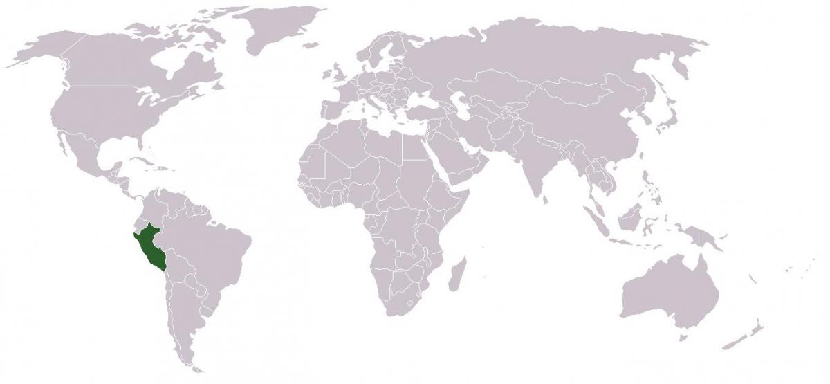 peta dari Peru global