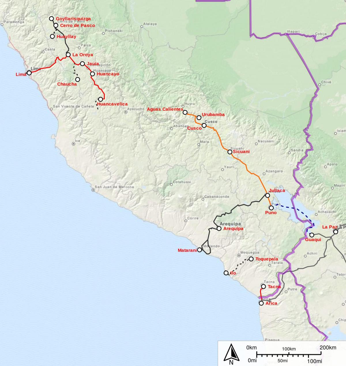 Peru peta kereta
