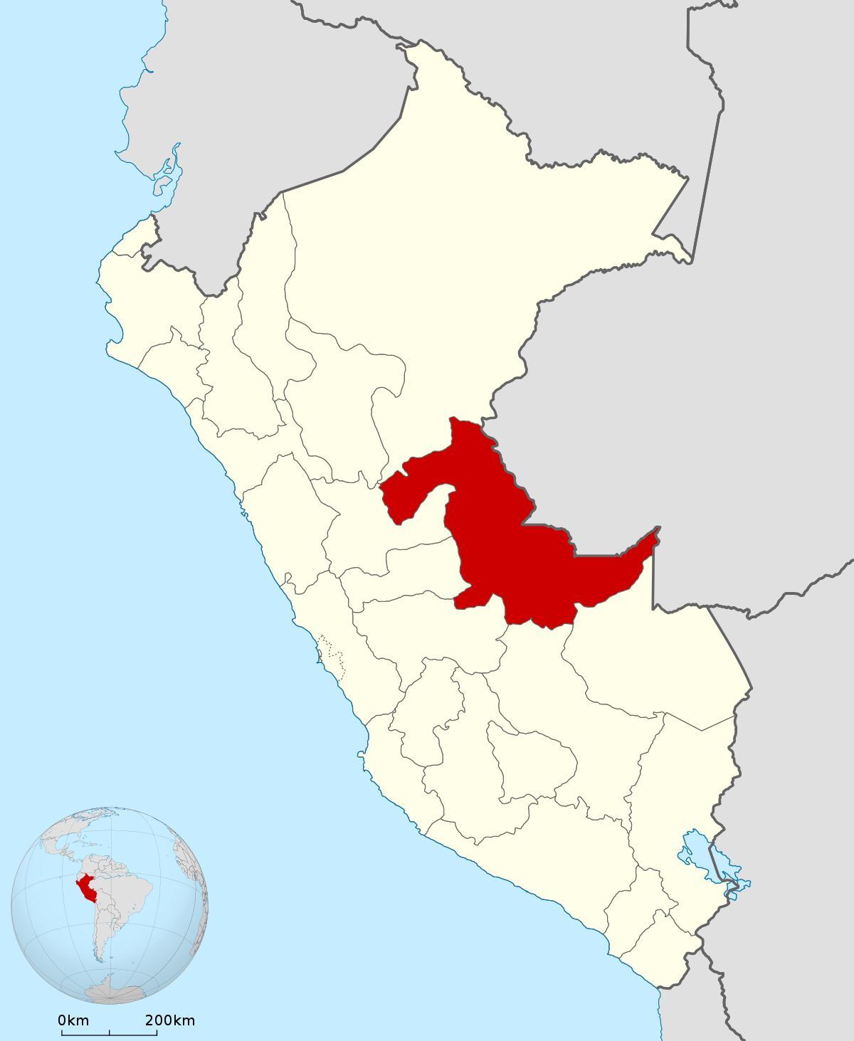 peta pucallpa, Peru