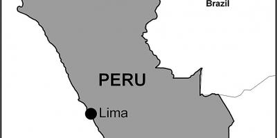 Peta dari iquitos, Peru