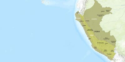 Peta dari kuelap Peru 