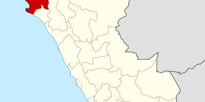 Peta dari Peru piura